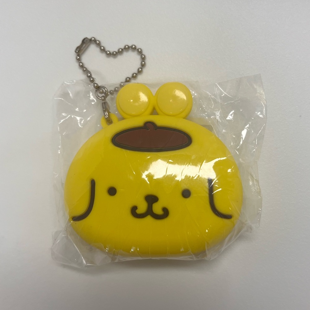 Sanrio Pompompurin Mini pouch keychain
